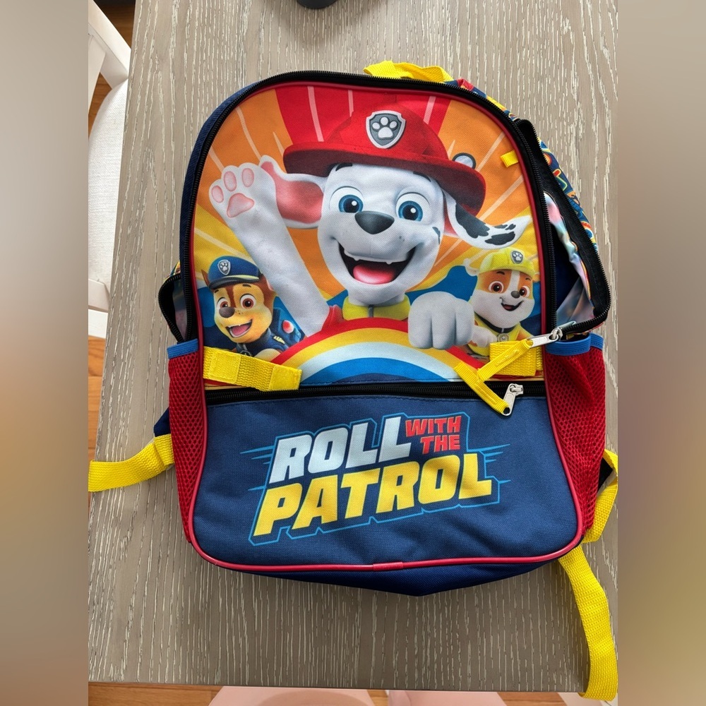 Nickelodeon Paw Patrol Kids Backpack - Red, Blue, Yellow
